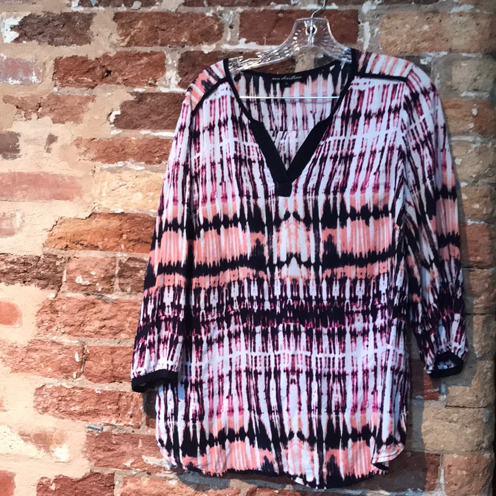 Fun tie dye look blouse